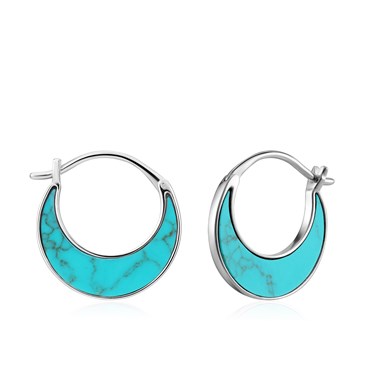 Ania Haie Tidal Turquoise Hoop Earrings loving the sales