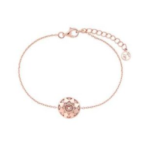 Argento Rose Gold Crystal Flower Disc Bracelet loving the sales