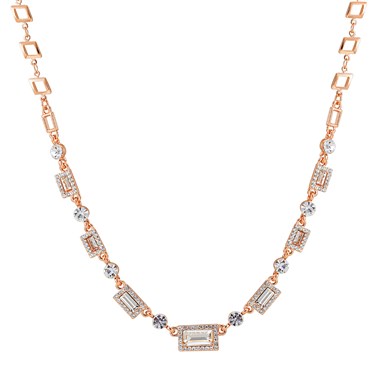August Woods Rose Gold Crystal Necklace loving the sales