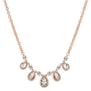August Woods Rose Gold Teardrop Statement Necklace loving the sales