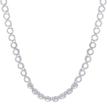 August Woods Silver Crystal Link Necklace loving the sales