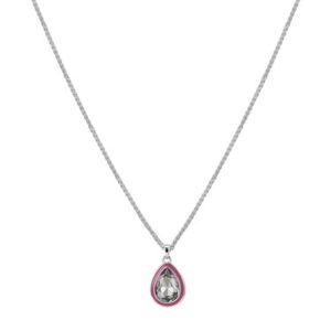 August Woods Silver Teardrop Red And Grey Necklace loving the sales