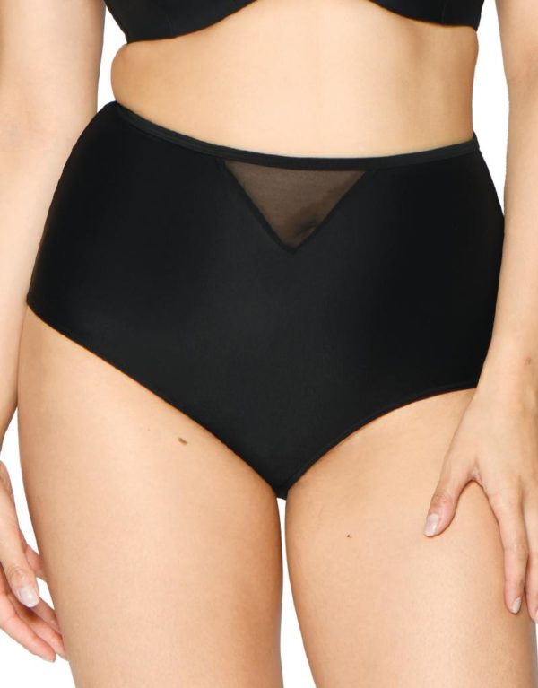 Curvy Kate Sheer Class High Waist Bikini Brief Black loving the sales