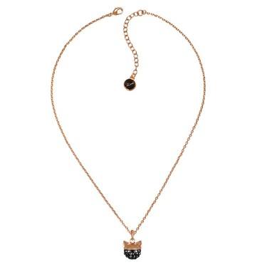 Karl Lagerfeld Rose Gold Choupette Necklace loving the sales