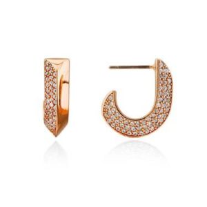 Kate Spade New York Rose Gold Crystal Huggie Earrings loving the sales