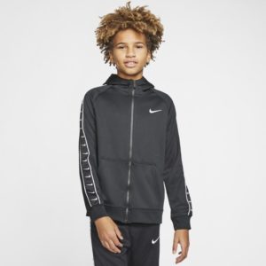 Nike Sportswear Swoosh Older Kids' (Boys') Full-Zip Hoodie - Black loving the sales