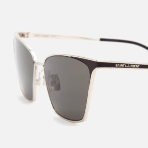 Saint Laurent Women's Metal Cat Eye Sunglasses - Silver loving the sales