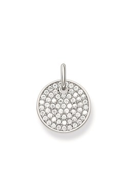 Thomas Sabo Silver Pave Coin Pendant loving the sales