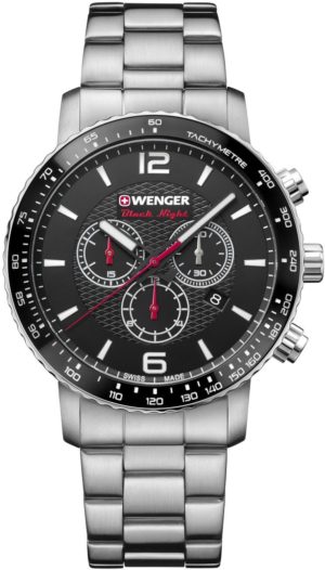 Wenger Watch Roadster Black Night Chrono Mens D loving the sales
