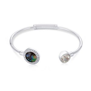 August Woods Silver Abalone Circle Bangle loving the sales