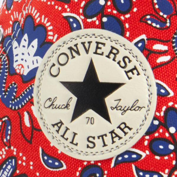 Converse Women's Chuck 70 Culture Prints Hi-Top Trainers - Habanero Red/Egret/Rush Blue - Uk 3 loving the sales