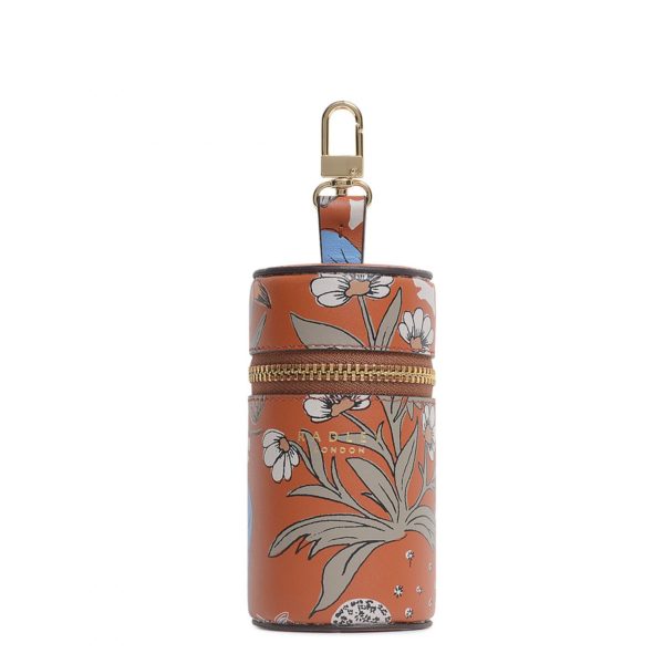 Cylinder Bag Charm - Folk Floral Leather Bag Charm loving the sales